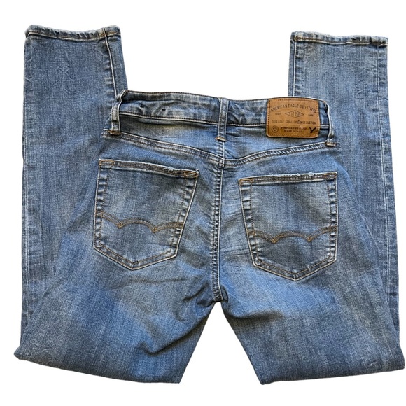 American Eagle‎ 360 Extreme Flex Slim SkinnyJeans Size: 26x28 - Picture 1 of 11